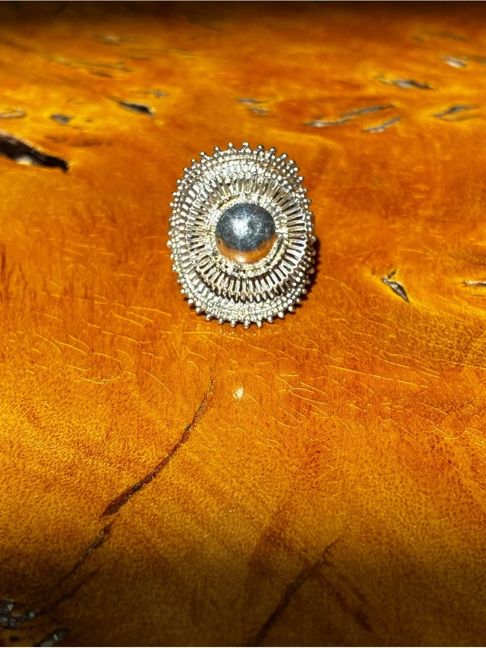 Sterling Silver Sunburst  Filigree Ring - Women Jewelry